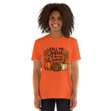 Fall For Jesus T-Shirt: Christian Autumn Faith Tee