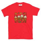 Pumpkin Spice Coffee Shirt – Cute Fall Latte Tee, Autumn Coffee Lover Shirt, Cozy Fall Drink Top