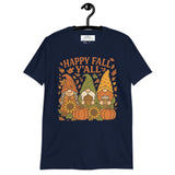 Gnome-Inspired Fall Delight: Happy Fall Y'all Gnomes Shirt, Cute Shirt for Thanksgiving & Autumn Vibes – Embrace the Pumpkin Gnomes
