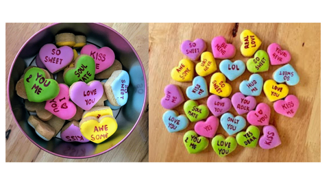 Conversation Hearts tin gift box set